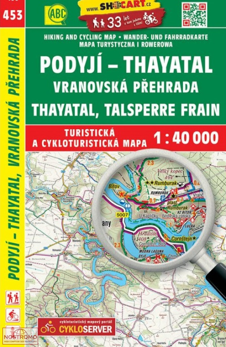 453 PODYJÍ - THAYATAL | Shocart hiking map