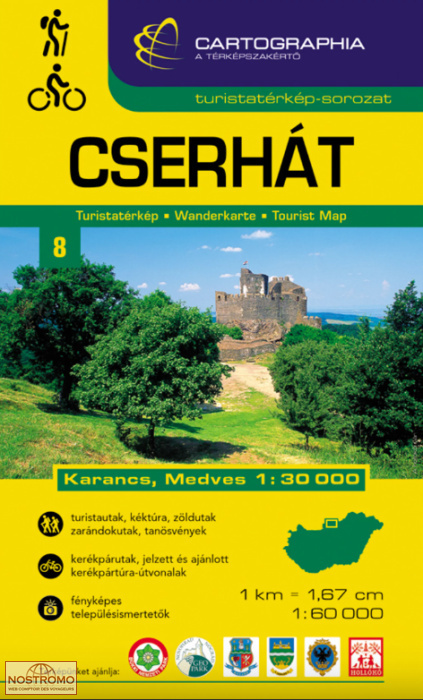 08 CSERHAT | Cartographia hiking map