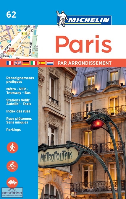 PARIS PAR ARRONDISSEMENT 62 | Michelin street map