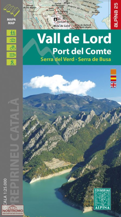 40 VALL DE LORD - PORT DEL COMTE | Alpina hiking map