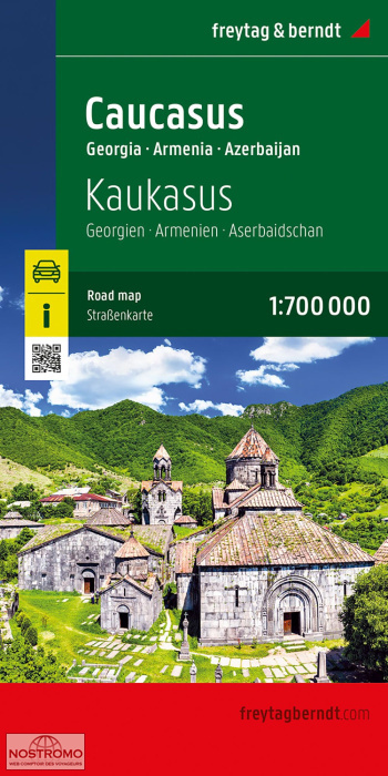 CAUCASUS - GEORGIA - ARMENIA - AZERBAIJAN | Freytag & Berndt road map