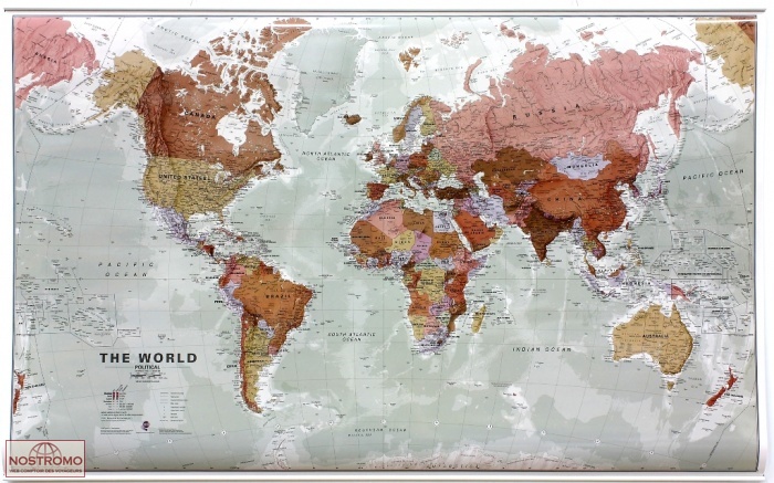 THE WORLD POLITICAL 1/30 - POLITICAL EXECUTIVE | Maps International wall map