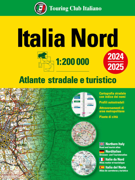 ITALIE NORD | atlas routier TCI