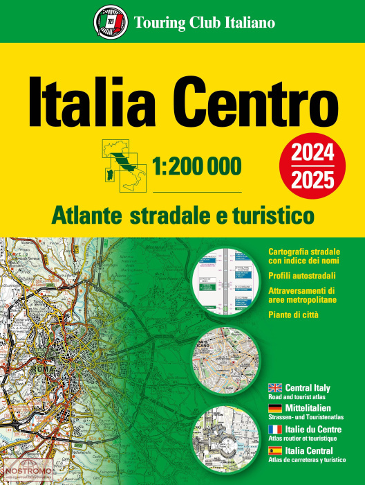 ITALIE CENTRALE | atlas routier TCI