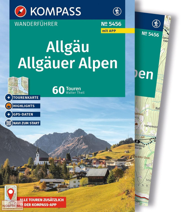 ALLGÄU - ALLGÄUER ALPEN | guide de randonnée Kompass