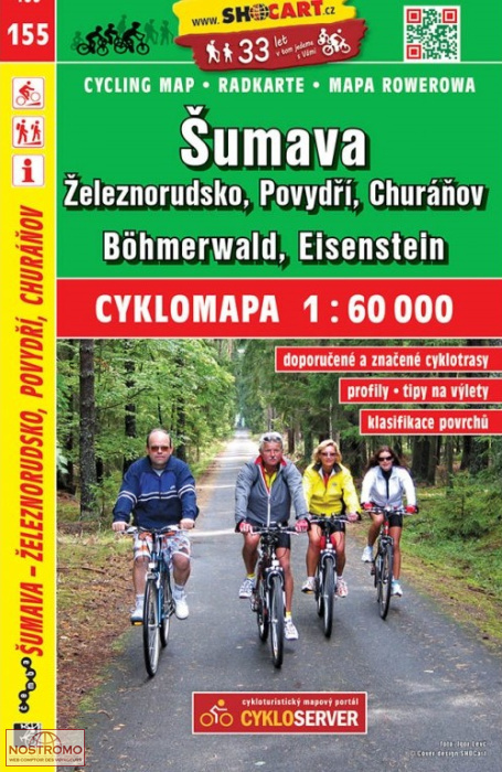 155 ŠUMAVA - ŽELEZNORUDSKO | Shocart cycling map