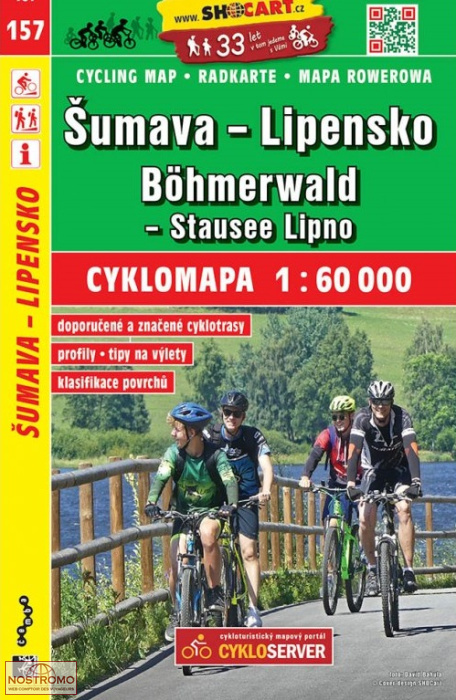 157 ŠUMAVA - LIPENSKO | Shocart cycling map