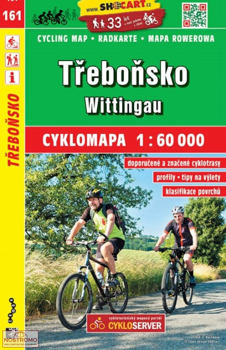 161 TŘEBOŇSKO | Shocart cycling map