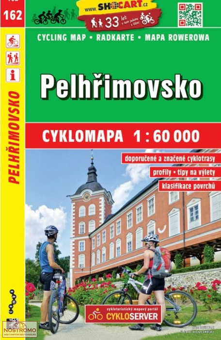 162 PELHŘIMOVSKO | Shocart cycling map