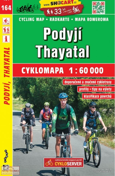 164 PODYJÍ - THAYATAL | Shocart cycling map