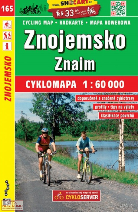 165 ZNOJEMSKO | Shocart cycling map