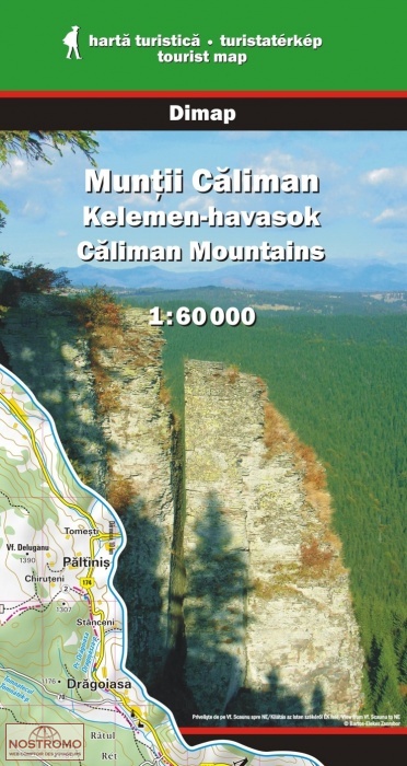 CALIMANI MOUNTAINS | Dimap hiking map