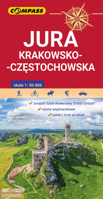 JURA KRAKOWSKO-CZĘSTOCHOWSKA | carte de randonnée Compass