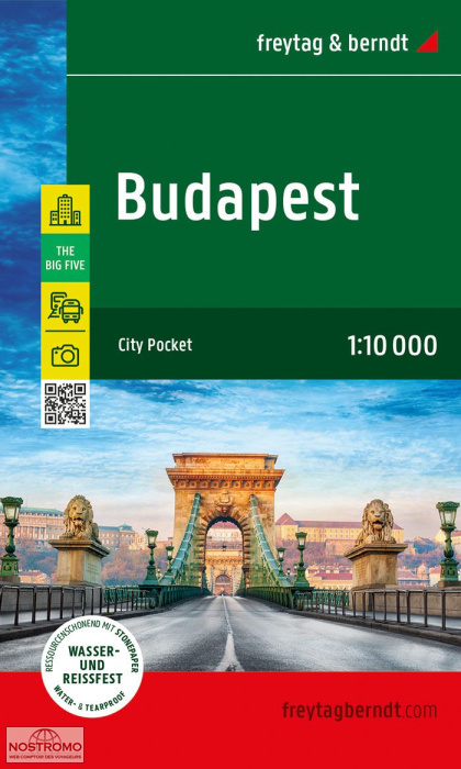 BUDAPEST | Freytag & Berndt street map