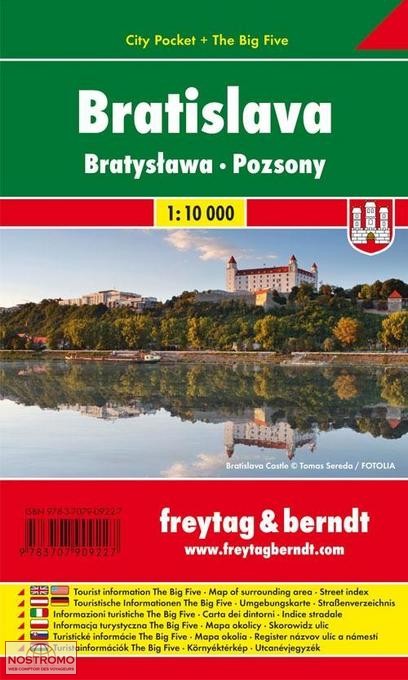 BRATISLAVA | plan de ville Freytag & Berndt