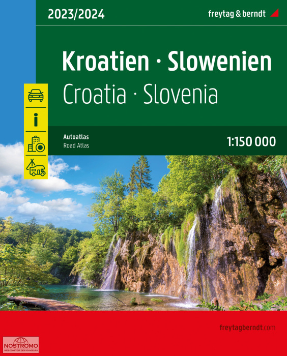 CROATIA - SLOVENIA | Freytag & Berndt road atlas