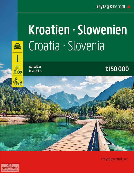 CROATIA - SLOVENIA | Freytag & Berndt road atlas
