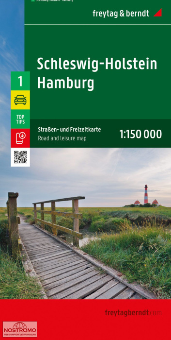 01 SCHLESWIG-HOLSTEIN - HAMBURG | Freytag & Berndt road map