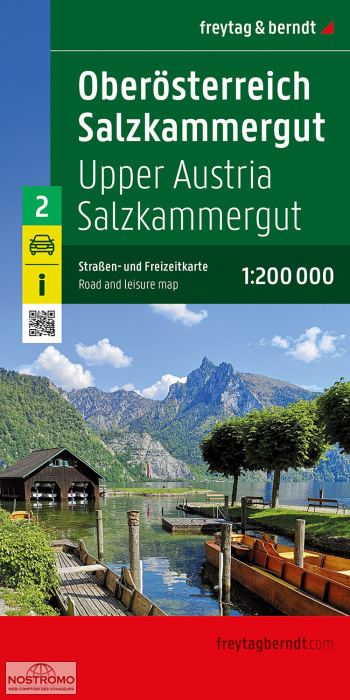 02 HAUTE AUTRICHE - SALZKAMMERGUT | carte routière Freytag & Berndt