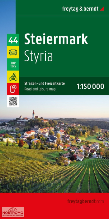 STEIERMARK | carte routière Freytag & Berndt