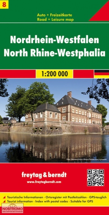 08 NORTH RHINE-WESTPHALIA | Freytag & Berndt road map