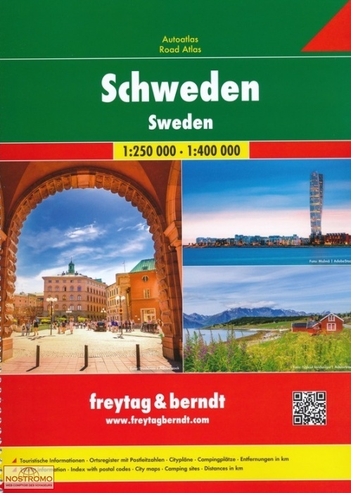 SWEDEN | Freytag & Berndt road atlas