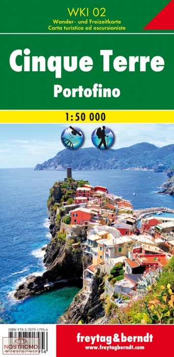 WKI02 CINQUE TERRE - PORTOFINO | Freytag & Berndt hiking map