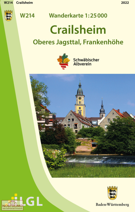 W214 CRAILSHEIM | LGL hiking map