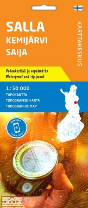 SALLA - KEMIJÄRVI - SAIJA | carte topographique Karttakeskus