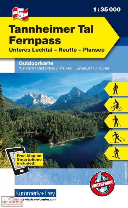 05 TANNHEIMER TAL - FERNPASS | Kummerly+Frey hiking map