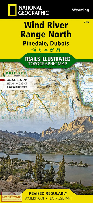 WIND RIVER RANGE NORTH | National Geographic hiking map