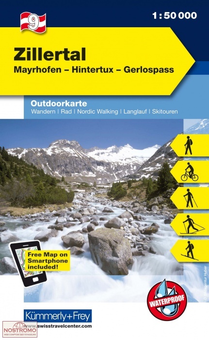 09 ZILLERTAL | Kummerly+Frey hiking map
