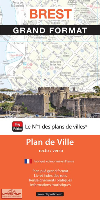 BREST | plan de ville Blay Foldex