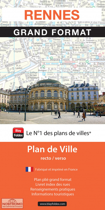 RENNES | Blay Foldex street map