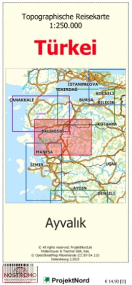 AYVALIK | carte topographique Projektnord