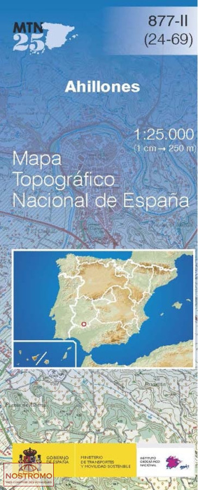 877-2 AHILLONES | CNIG topographical map