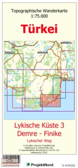 CÔTE LYCIENNE 3 | carte topographique Projektnord