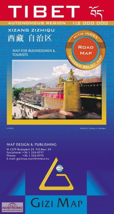 TIBET | Gizi Map road map