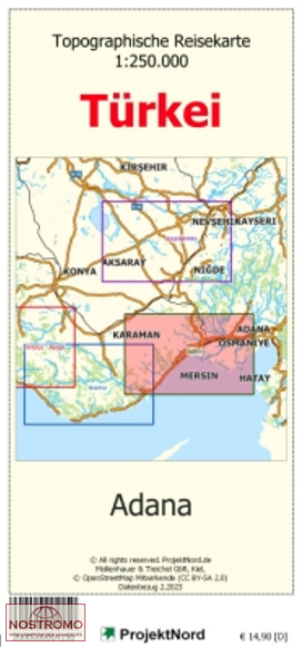ADANA | carte topographique Projektnord