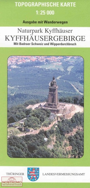 02 NATURPARK KYFFHÄUSER | carte de randonnée TL