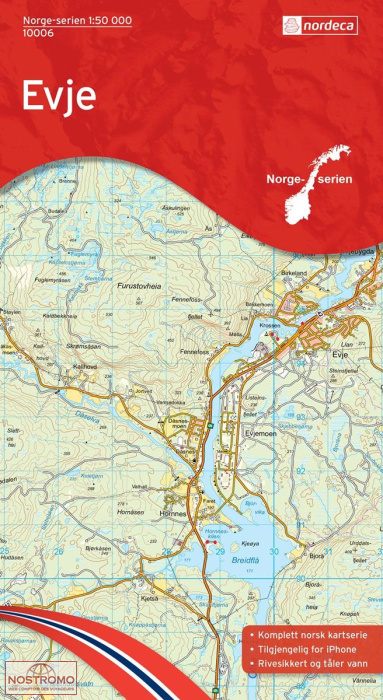 10006 EVJE | Nordeca topographical map