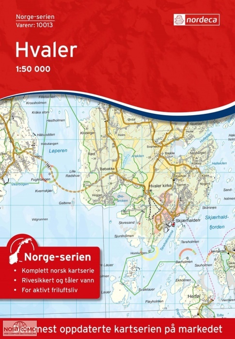 10013 HVALER | carte topographique Nordeca