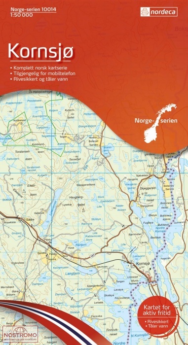 10014 KORNSJØ | carte topographique Nordeca