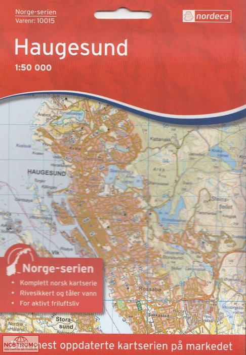 10015 HAUGESUND | carte topographique Nordeca