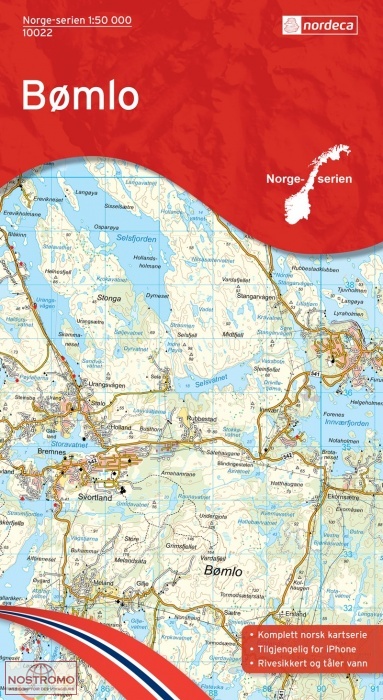 10022 BØMLO | carte topographique Nordeca