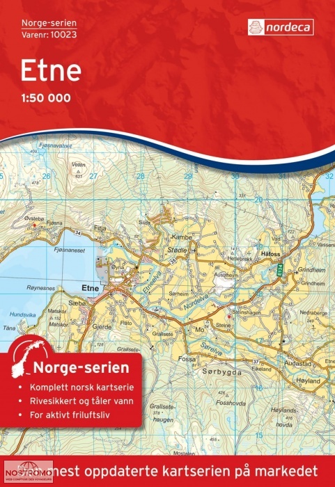 10023 ETNE | carte topographique Nordeca