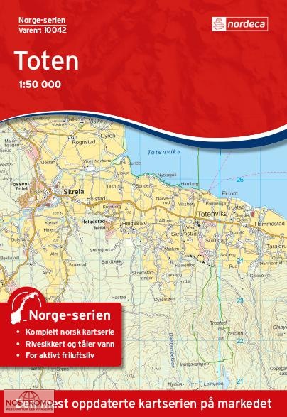 10042 TOTEN | carte topographique Nordeca