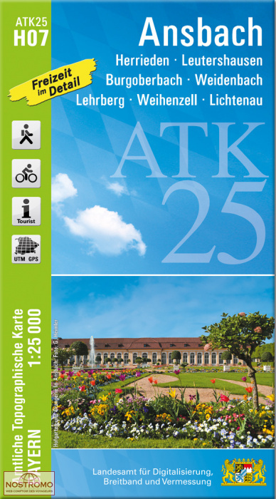 ATK25 - H07 ANSBACH | LDBV hiking map