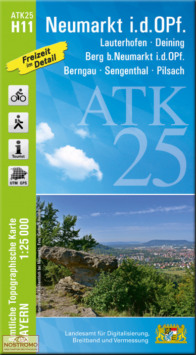 ATK25 - H11 NEUMARKT IN DER OBERPFALZ | LDBV hiking map