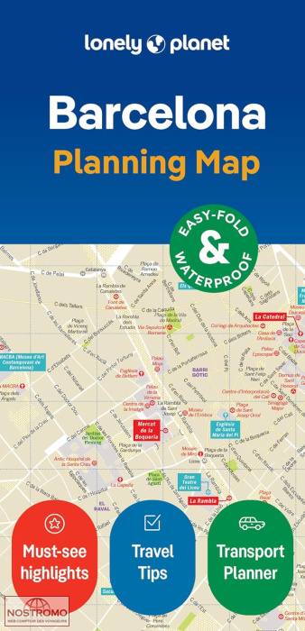 BARCELONE | plan de ville Lonely Planet